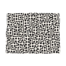 Lade das Bild in den Galerie-Viewer, Hand Drawn Labyrinth Fabric Placemats by The Photo Access
