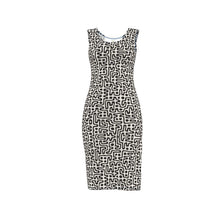 गैलरी व्यूवर में इमेज लोड करें, Hand Drawn Labyrinth Bodycon Dress by The Photo Access
