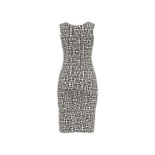 गैलरी व्यूवर में इमेज लोड करें, Hand Drawn Labyrinth Bodycon Dress by The Photo Access
