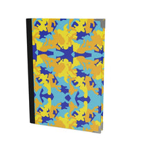 将图片加载到图库查看器，Yellow Blue Neon Camouflage 2021 Deluxe Planner by The Photo Access
