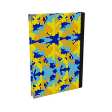 将图片加载到图库查看器，Yellow Blue Neon Camouflage 2021 Deluxe Planner by The Photo Access
