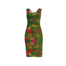गैलरी व्यूवर में इमेज लोड करें, Hand Drawn Floral Seamless Pattern Bodycon Dress by The Photo Access
