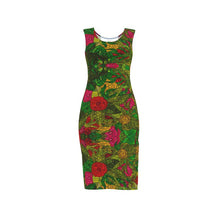 गैलरी व्यूवर में इमेज लोड करें, Hand Drawn Floral Seamless Pattern Bodycon Dress by The Photo Access

