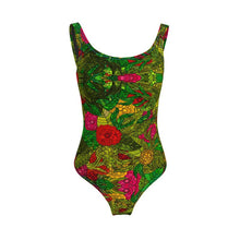 गैलरी व्यूवर में इमेज लोड करें, Hand Drawn Floral Seamless Pattern Swimsuit by The Photo Access
