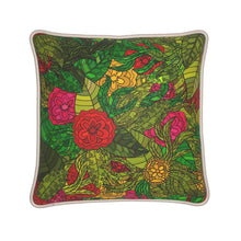 गैलरी व्यूवर में इमेज लोड करें, Hand Drawn Floral Seamless Pattern Silk Pillows by The Photo Access
