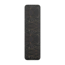 Cargar imagen en el visor de la galería, Abstract Black Polygon with Gold Line Leather Bookmarks by The Photo Access
