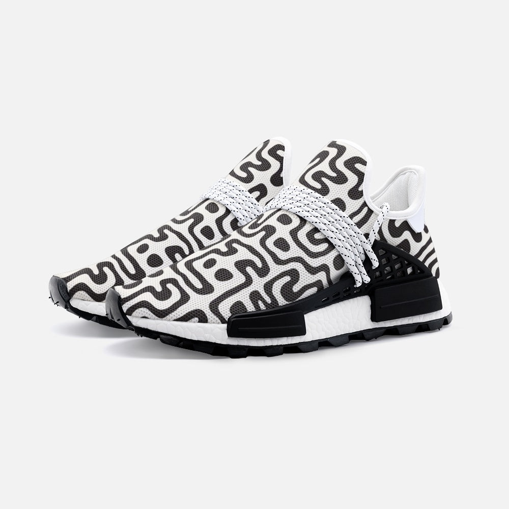 Hand Drawn Labyrinth Unisex Lightweight Sneaker S-1 by The Photo Access