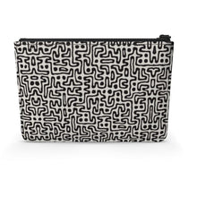 Load image into Gallery viewer, Hand Drawn Labyrinth Leather Pouch by The Photo Access
