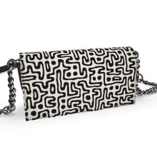 Lade das Bild in den Galerie-Viewer, Hand Drawn Labyrinth Oana Evening Bag by The Photo Access
