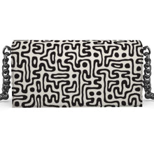 Load image into Gallery viewer, Hand Drawn Labyrinth Oana Evening Bag by The Photo Access
