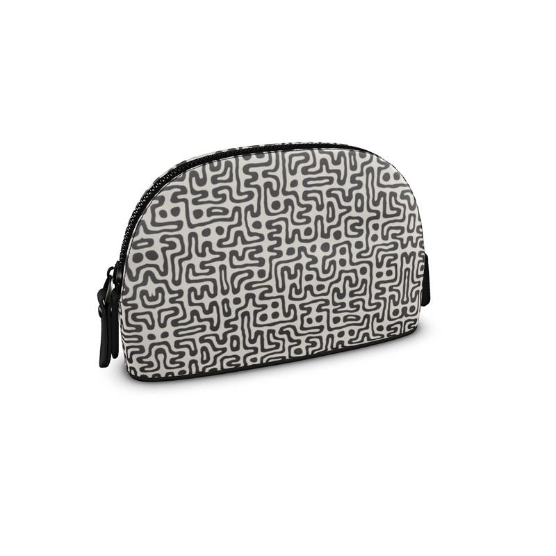 Hand Drawn Labyrinth Womens Make Up Bag by The Photo Access