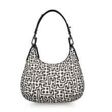 Load image into Gallery viewer, Hand Drawn Labyrinth Mini Curve Bag by The Photo Access
