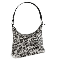 Load image into Gallery viewer, Hand Drawn Labyrinth Square Hobo Bag by The Photo Access
