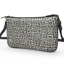 Load image into Gallery viewer, Hand Drawn Labyrinth Pochette Double Zip Bag by The Photo Access

