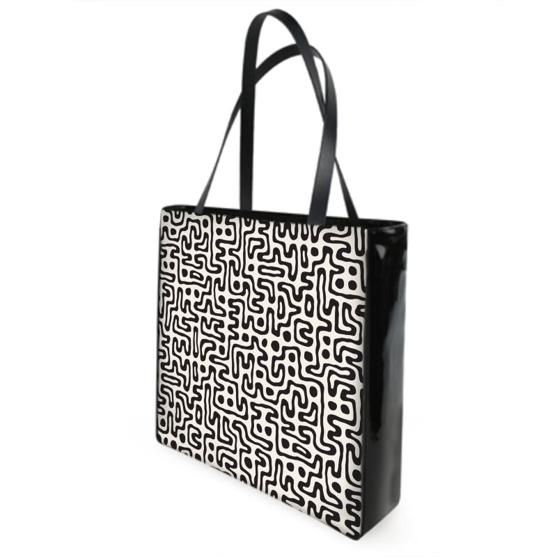 Hand Drawn Labyrinth Shopper Bags by The Photo Access