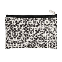 Lade das Bild in den Galerie-Viewer, Hand Drawn Labyrinth Zip Top Pouch by The Photo Access
