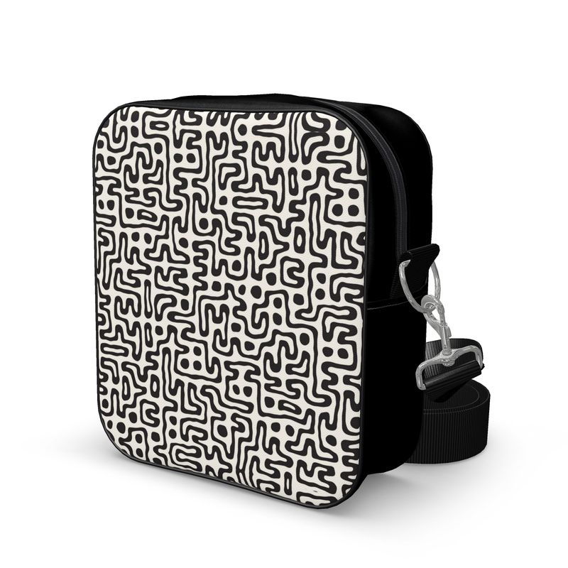 Hand Drawn Labyrinth Shoulder Bag by The Photo Access