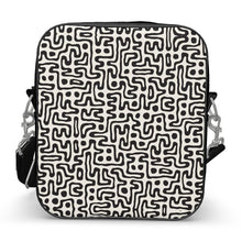 将图片加载到图库查看器，Hand Drawn Labyrinth Shoulder Bag by The Photo Access

