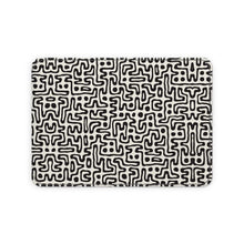 将图片加载到图库查看器，Hand Drawn Labyrinth Leather Card Case by The Photo Access
