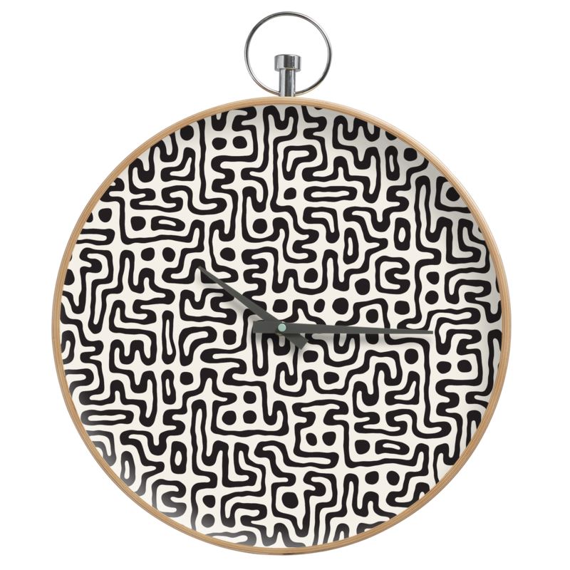 Hand Drawn Labyrinth Clock by The Photo Access