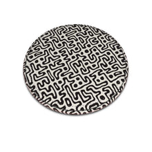 Load image into Gallery viewer, Hand Drawn Labyrinth Leather Coasters by The Photo Access
