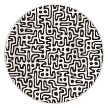 将图片加载到图库查看器，Hand Drawn Labyrinth China Plates by The Photo Access
