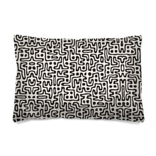 Cargar imagen en el visor de la galería, Hand Drawn Labyrinth Pillow Cases by The Photo Access
