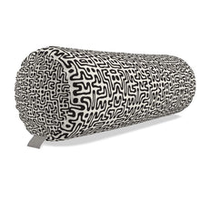 Load image into Gallery viewer, Hand Drawn Labyrinth Big Bolster Cushion by The Photo Access
