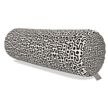 Load image into Gallery viewer, Hand Drawn Labyrinth Big Bolster Cushion by The Photo Access
