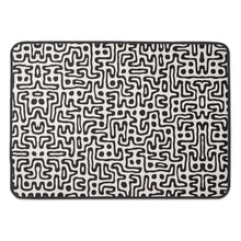 Загрузить изображение в средство просмотра галереи, Hand Drawn Labyrinth Bath Mat by The Photo Access
