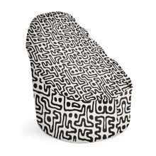 Lade das Bild in den Galerie-Viewer, Hand Drawn Labyrinth Bean Bag Cover by The Photo Access
