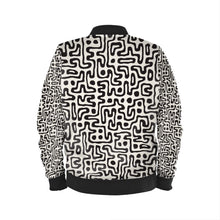 Load image into Gallery viewer, Hand Drawn Labyrinth Mens Bomber Jacket by The Photo Access
