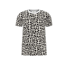 Load image into Gallery viewer, Hand Drawn Labyrinth Cut and Sew All Over Print T-Shirt by The Photo Access
