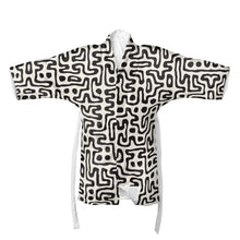 Load image into Gallery viewer, Hand Drawn Labyrinth Kimono by The Photo Access
