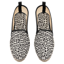 Load image into Gallery viewer, Hand Drawn Labyrinth Loafer Espadrilles by The Photo Access
