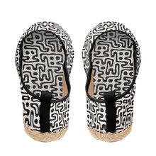 Load image into Gallery viewer, Hand Drawn Labyrinth Loafer Espadrilles by The Photo Access
