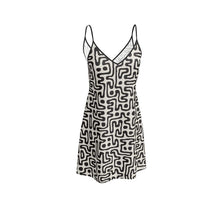 Load image into Gallery viewer, Hand Drawn Labyrinth Slip Dress by The Photo Access
