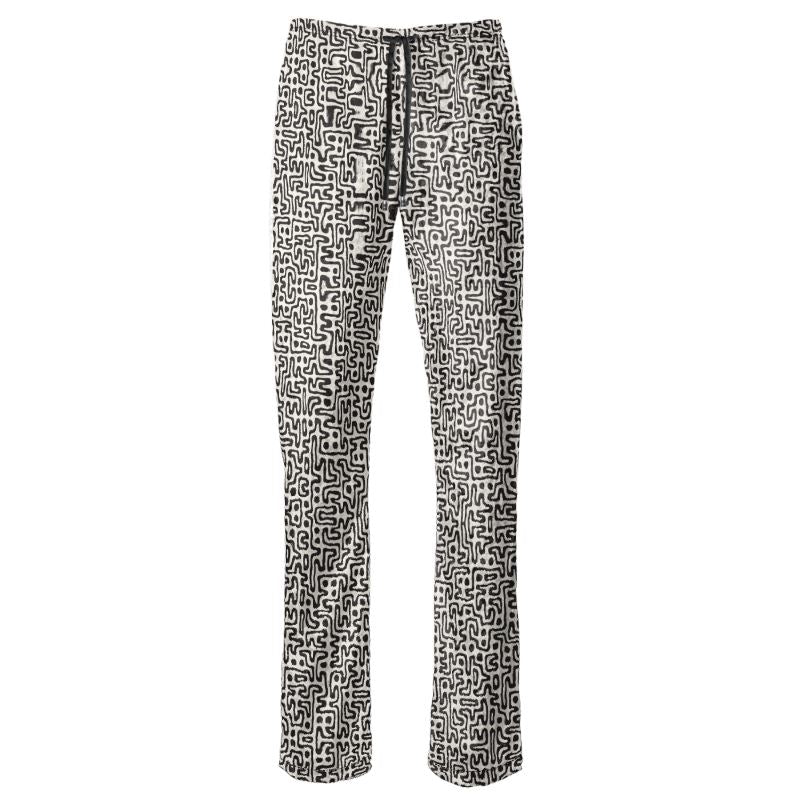 Hand Drawn Labyrinth Womens Trousers by The Photo Access