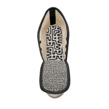 Load image into Gallery viewer, Hand Drawn Labyrinth Ladies Wedge Espadrilles by The Photo Access
