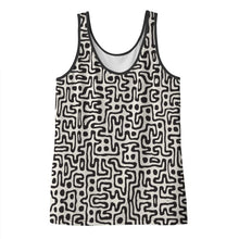 Загрузить изображение в средство просмотра галереи, Hand Drawn Labyrinth Ladies Tank Top by The Photo Access
