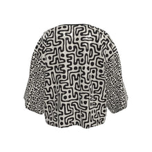 Load image into Gallery viewer, Hand Drawn Labyrinth Kimono Jacket by The Photo Access
