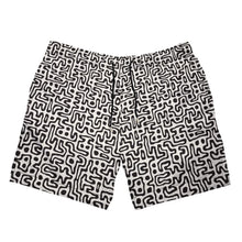 Lade das Bild in den Galerie-Viewer, Hand Drawn Labyrinth Mens Swimming Shorts by The Photo Access
