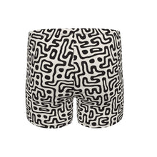 Load image into Gallery viewer, Hand Drawn Labyrinth Swimming Trunks by The Photo Access
