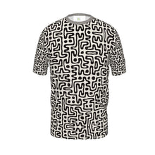 Load image into Gallery viewer, Hand Drawn Labyrinth Slim Fit Mens T-Shirt by The Photo Access
