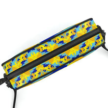 将图片加载到图库查看器，Yellow Blue Neon Camouflage Camera Bag by The Photo Access
