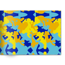 Cargar imagen en el visor de la galería, Yellow Blue Neon Camouflage Look Books by The Photo Access
