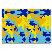 Cargar imagen en el visor de la galería, Yellow Blue Neon Camouflage Look Books by The Photo Access
