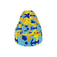 Load image into Gallery viewer, Yellow Blue Neon Camouflage Bean Bags by The Photo Access

