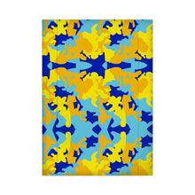 将图片加载到图库查看器，Yellow Blue Neon Camouflage Duvet Covers Japan by The Photo Access
