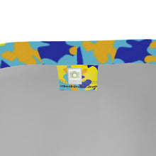 Load image into Gallery viewer, Yellow Blue Neon Camouflage Mens Sweat Shorts by The Photo Access
